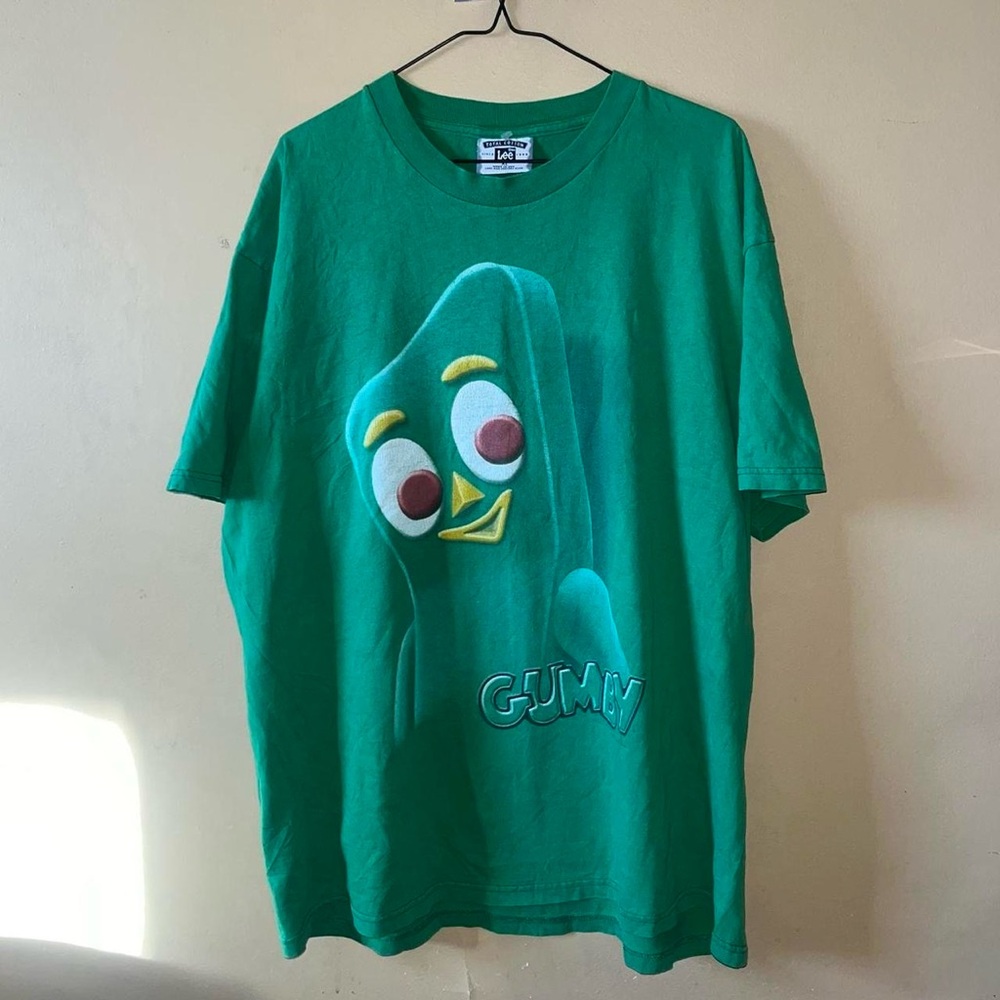1997 Gumby 3-D Big Face Lee Sports Tag Vintage Tee